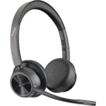 Poly Voyager 4320 UC Wireless On Ear Headphones with Boom Mic 1 Poly Voyager 4320 UC Wireless On Ear Headphones with Boom Mic