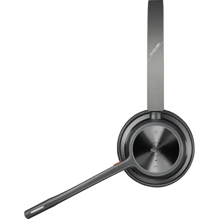 Poly Voyager 4320 UC Wireless On Ear Headphones with Boom Mic Poly Voyager 4320 UC Wireless On Ear Headphones with Boom Mic