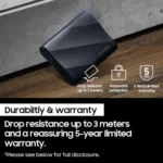 Samsung T9 2TB USB 3.2, Speed up to 2,000 MB/s Read Speed, Portable External SSD for Professional Creators 4 Samsung T9 1TB USB 3.2, Speed up to 2,000 MBs Read Speed, Portable External SSD for Professional Creators
