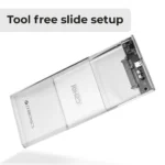 ZEBRONICS CSH01 2.5 SATA SSD Enclosure with Transparent Case 3 ZEBRONICS CSH01 2.5 SATA SSD Enclosure with Transparent Case