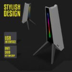 ZEBRONICS Zeb-Demon Tabletop Over Ear Gaming Wired Headphone Stand with RGB Led 4 ZEBRONICS Zeb-Demon Tabletop Over Ear Gaming Wired Headphone Stand with RGB Led