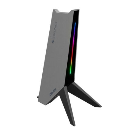 ZEBRONICS Zeb-Demon Tabletop Over Ear Gaming Wired Headphone Stand with RGB Led