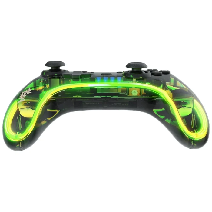 Zebronics MAX FURY Transparent RGB LED Illuminated Wired Gamepad Zebronics MAX FURY Transparent RGB LED Illuminated Wired Gamepad
