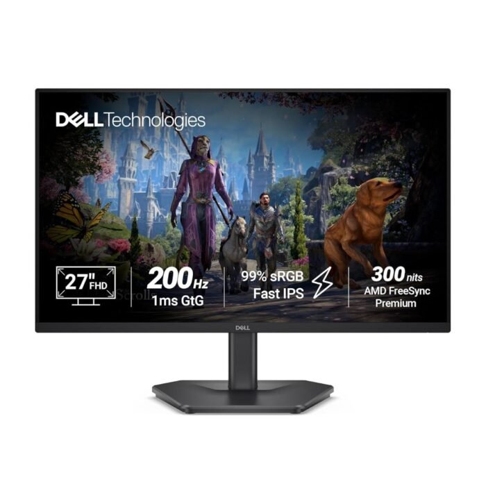 Dell SE2725HG 27 Inch FHD IPS Panel 200Hz Refresh, 1MS GTG Gaming Monitor