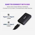 EVM EnSave 512GB USB 3.1 Gen 2 Type-C, Up to 550MB/s Read Ultra Compact Portable SSD 2 EVM EnSave 512GB USB 3.1 Gen 2 Type-C, Up to 550MBs Read Ultra Compact Portable SSD