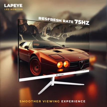 Home 4 LAPCARE LM27GMWSP 27 Inch, Full HD, 75Hz, 5 MS, In-Built Speaker Gaming Monitor