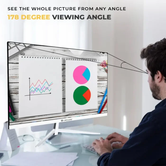 LAPCARE LM27GMWSP 27 Inch, Full HD, 75Hz, 5 MS, In-Built Speaker Gaming Monitor LAPCARE LM27GMWSP 27 Inch, Full HD, 75Hz, 5 MS, In-Built Speaker Gaming Monitor