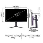 LG UltraGear 27GR93U 27 Inch UHD (3840x2160) IPS Panel 1ms, 144Hz, HDR10, Gaming Monitor 6 LG UltraGear 27GR93U 27 Inch UHD (3840x2160) IPS Panel 1ms, 144Hz, HDR10, Gaming Monitor