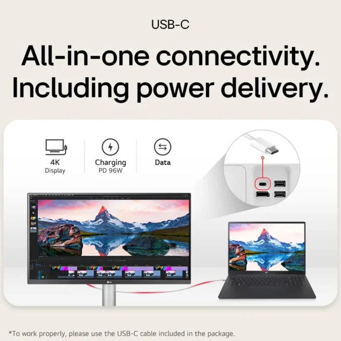 LG Ultrafine 27UP850K 27 Inch UHD (3840 x 2160) IPS Panel USB Type-C Monitor LG Ultrafine 27UP850K 27 Inch UHD (3840 x 2160) IPS Panel USB Type-C Monitor