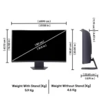 LG Ultragear 32GS60QC 32 Inch QHD (2560x1440) 2K, 180Hz, 1 MS Curved Gaming Monitor