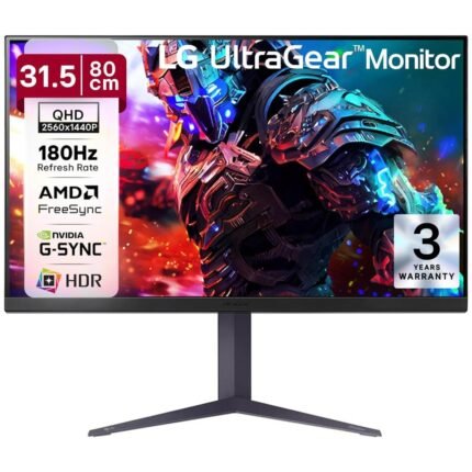 LG Ultragear 32GS85Q 32 Inch QHD (2560x1440) 180Hz, 1 MS, 2K Gaming Monitor