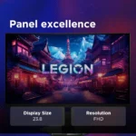 Lenovo Legion 24-10, 24 Inch IPS Full HD 240Hz, 0.5 MS, 99% sRGB, Eyesafe, Gaming Monitor 3 Lenovo Legion 24-10, 24 Inch IPS Full HD 240Hz, 0.5 MS, 99% sRGB, Eyesafe, Gaming Monitor