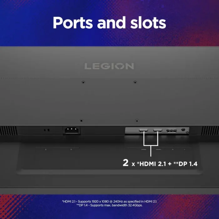 Lenovo Legion 24-10, 24 Inch IPS Full HD 240Hz, 0.5 MS, 99% sRGB, Eyesafe, Gaming Monitor Lenovo Legion 24-10, 24 Inch IPS Full HD 240Hz, 0.5 MS, 99% sRGB, Eyesafe, Gaming Monitor