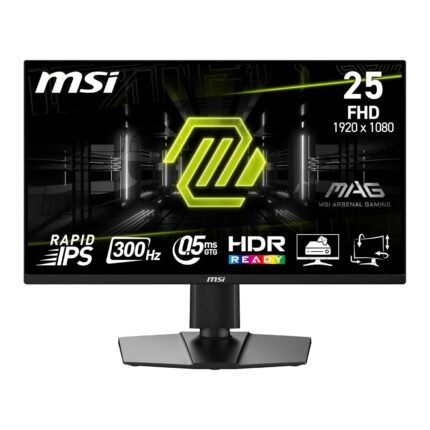 Home 1 MSI MAG 255PXF 24.5 Inch Full HD, Rapid IPS Panel, 120% sRGB Colour Gamut, 300Hz Gaming Monitor
