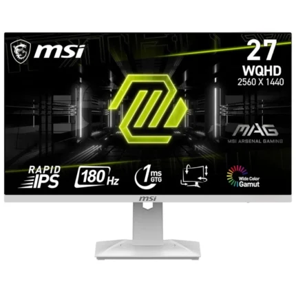 Home 9 MSI MAG 274QRFW 27 Inch WQHD 2560x1440 Rapid IPS Panel, 180Hz, 1ms GtG, Gaming Monitor