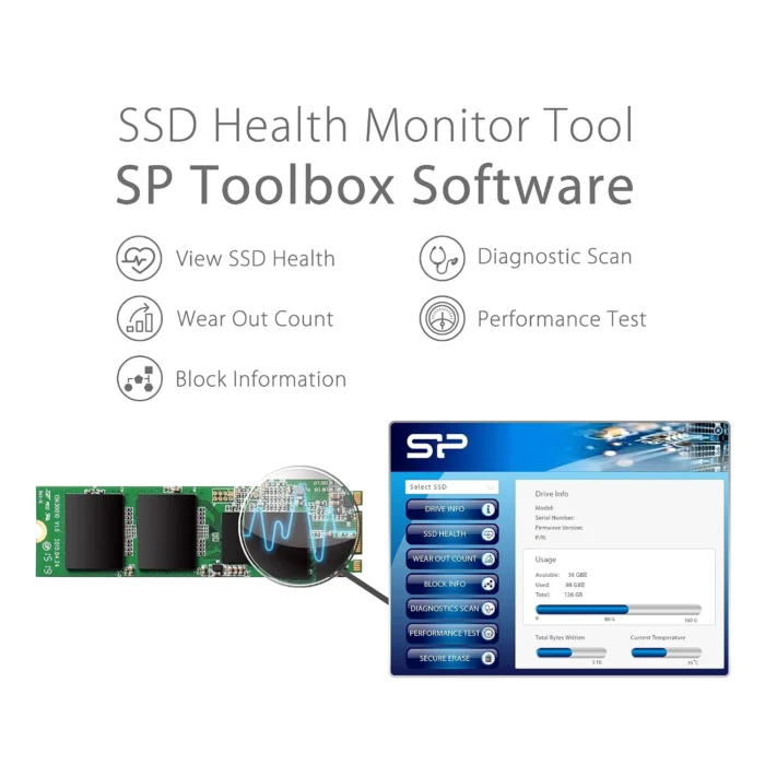Silicon Power A55 512GB, 560MB/s R, 530MB/s W Speed, M.2 2280 SATA III Internal SSD