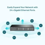 TP-Link 24-Ports Easy Smart Gigabit Ethernet Switch (TL-SG1024DE) 2 TP-Link 24-Ports Easy Smart Gigabit Ethernet Switch