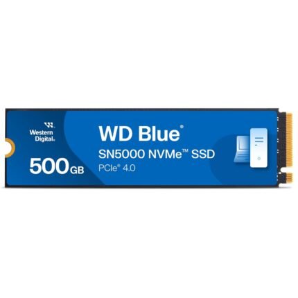 WD Blue SN5000 500GB PCIe Gen 4 NVMe M.2 Gaming SSD