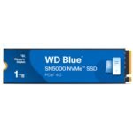 WD Blue SN5000 NVMe 1TB Upto 5150MBs R, 4900MBs W, PCIe Gen 4 NVMe M.2 (2280) Gaming SSD