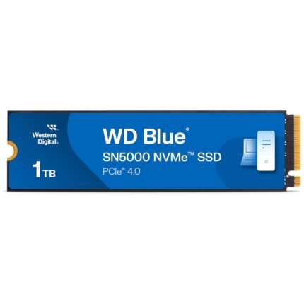 Home 5 WD Blue SN5000 NVMe 1TB Upto 5150MBs R, 4900MBs W, PCIe Gen 4 NVMe M.2 (2280) Gaming SSD