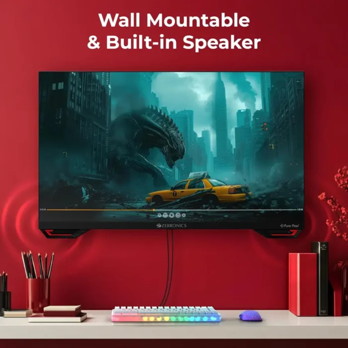 Zebronics S27A 27 Inch, Full HD, Fast IPS Display, 220Hz Gaming Monitor