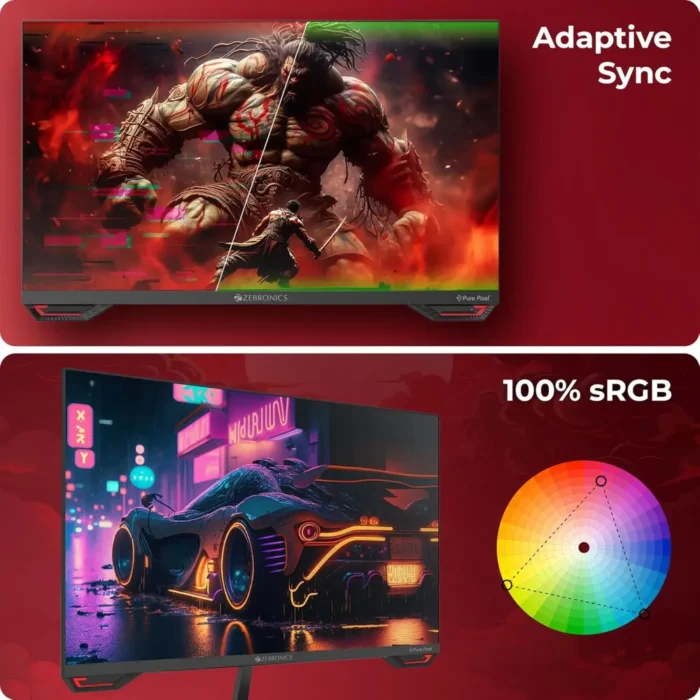 Zebronics S27A 27 Inch, Full HD, Fast IPS Display, 220Hz Gaming Monitor