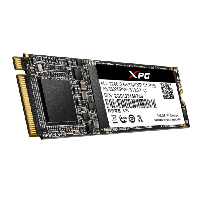 ADATA XPG SX6000 Pro 512GB PCIe Gen3x4 M.2 2280 NVME SSD