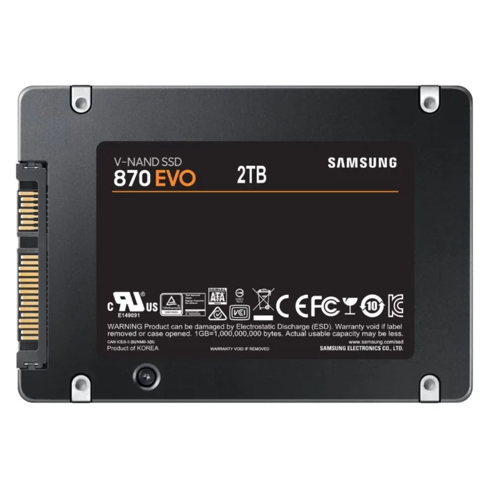 Samsung 870 EVO 2TB 2.5 Inch SATA SSD
