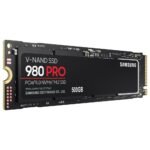 Samsung 980 PRO 500GB Up to 6,900 MB/s R, 5000 MB/s W, PCIe 4.0 NVMe M.2 (2280) Gen 4 Internal SSD 2 Samsung 980 PRO 500GB PCIe 4.0 NVMe M.2 (2280) Gen 4 Internal SSD