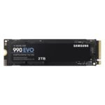 Samsung 990 EVO 2TB Up to 5,000 MB/s R, 4,200 MB/s W Speeds, PCIe 5.0 x2 M.2 2280 NVMe SSD 1 Samsung 990 EVO 2TB PCIe 5.0 x2 M.2 2280 NVMe SSD