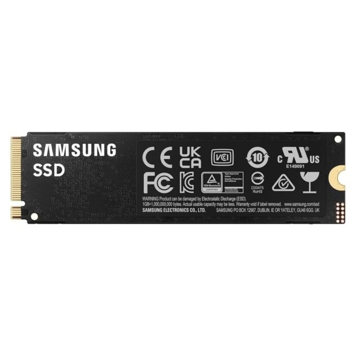 Samsung 990 PRO 1TB Up to 7,450 MBs R, 6,900 MBs W Speed PCIe 4.0 M.2 2280 Internal SSD Samsung 990 PRO 1TB Up to 7,450 MBs R, 6,900 MBs W Speed PCIe 4.0 M.2 2280 Internal SSD