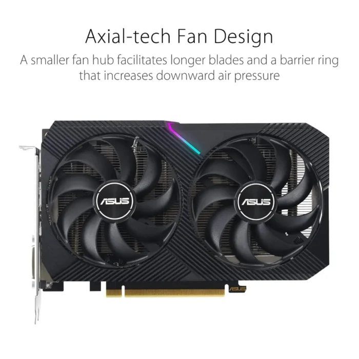 Asus Dual RTX 3050 V2 OC Edition 8GB GDDR6 Graphics Card