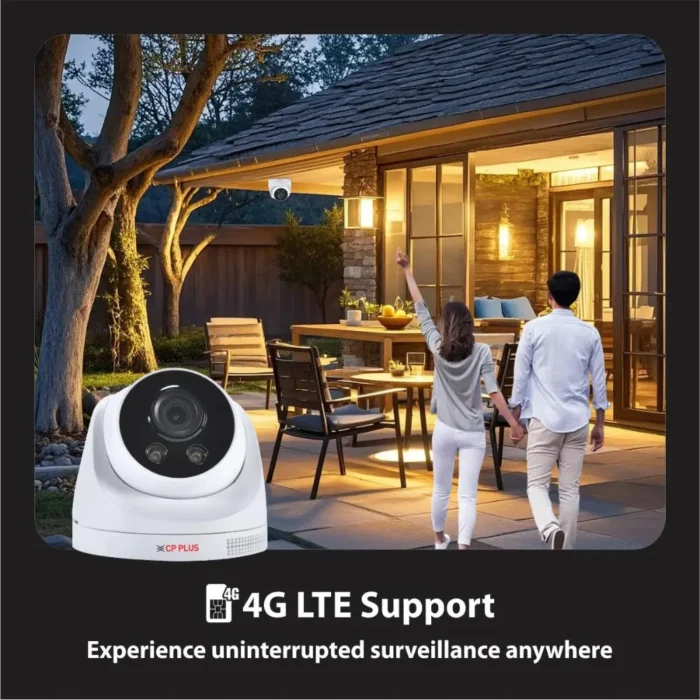 CP PLUS 3MP 4G Full HD Smart CCTV Camera for Home Outdoor CP PLUS 3MP 4G Full HD Smart CCTV Camera for Home Outdoor