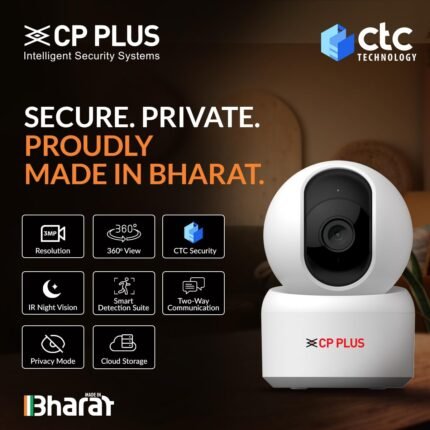 Home 6 CP PLUS 3MP Smart Wi-Fi CCTV Camera