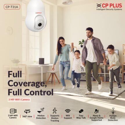 CP PLUS 3MP Smart WiFi Bulb Security Camera