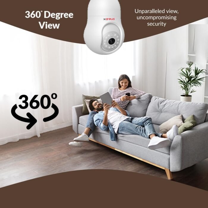 CP PLUS 3MP Smart WiFi Bulb Security Camera CP PLUS 3MP Smart WiFi Bulb Security Camera