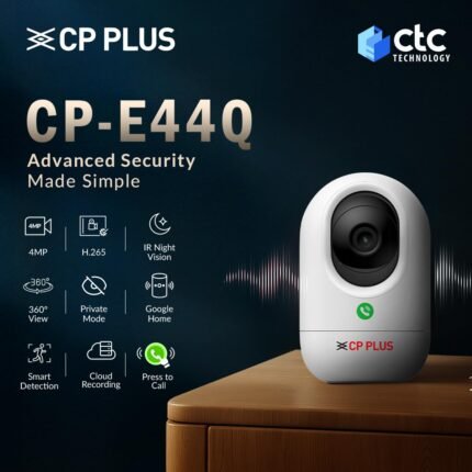 Home 8 CP PLUS 4MP Quad HD Smart Wi-Fi CCTV Camera