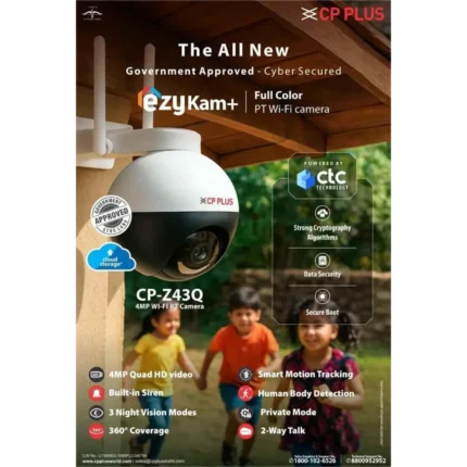 CP PLUS 4MP WI-FI Full Color Outdoor Smart Security Camera