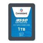 Consistent 1TB 2.5 Inch Read 550MBs & Write 500MBs SATA Internal SSD