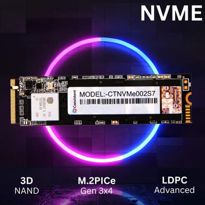 Consistent 512GB NVMe PCIe M.2 2280 SSD Consistent 512GB NVMe PCIe M.2 2280 SSD