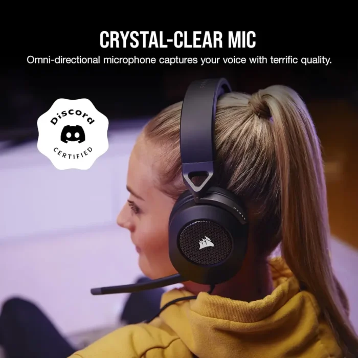 Corsair HS65 Dolby Audio 7.1 Surround Sound Wired Gaming Headphone Corsair HS65 Dolby Audio 7.1 Surround Sound Wired Gaming Headphone