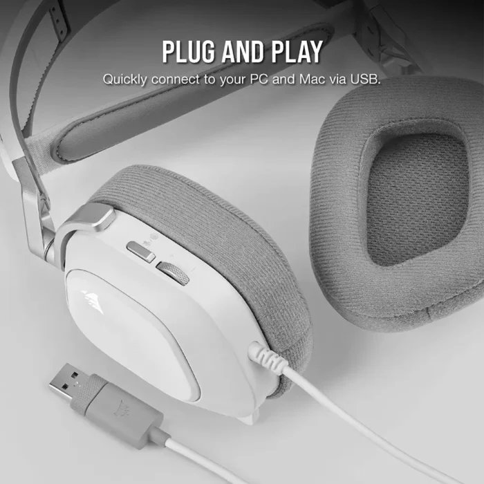 Corsair HS80 Dolby Audio 7.1 Surround Sound RGB Premium Gaming Headphone