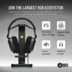 Corsair HS80 Dolby Audio 7.1 Surround Sound RGB Premium Gaming Headphone (Carbon) 6 Corsair HS80 Dolby Audio 7.1 Surround Sound RGB Premium Gaming Headphone
