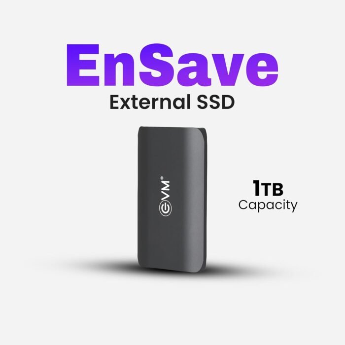 EVM EnSave 1TB USB 3.1 Gen 2 Type-C Ultra Compact Portable SSD
