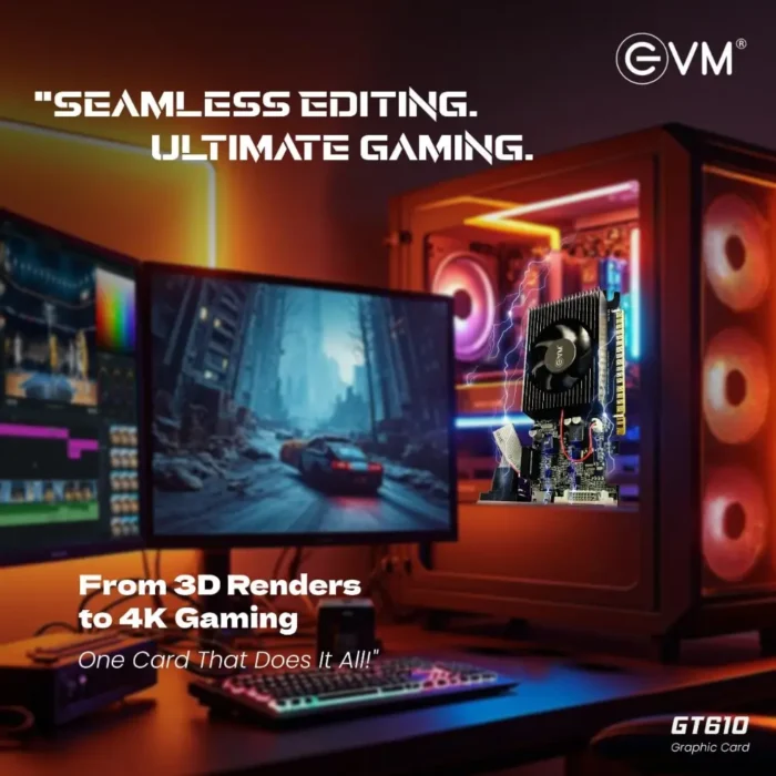 EVM GeForce GT 610 2GB DDR3 Graphics Card EVM GeForce GT 610 2GB DDR3 Graphics Card