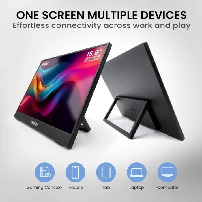 FRONTECH 15.6 Inch Full HD Portable Monitor FRONTECH 15.6 Inch Full HD Portable Monitor