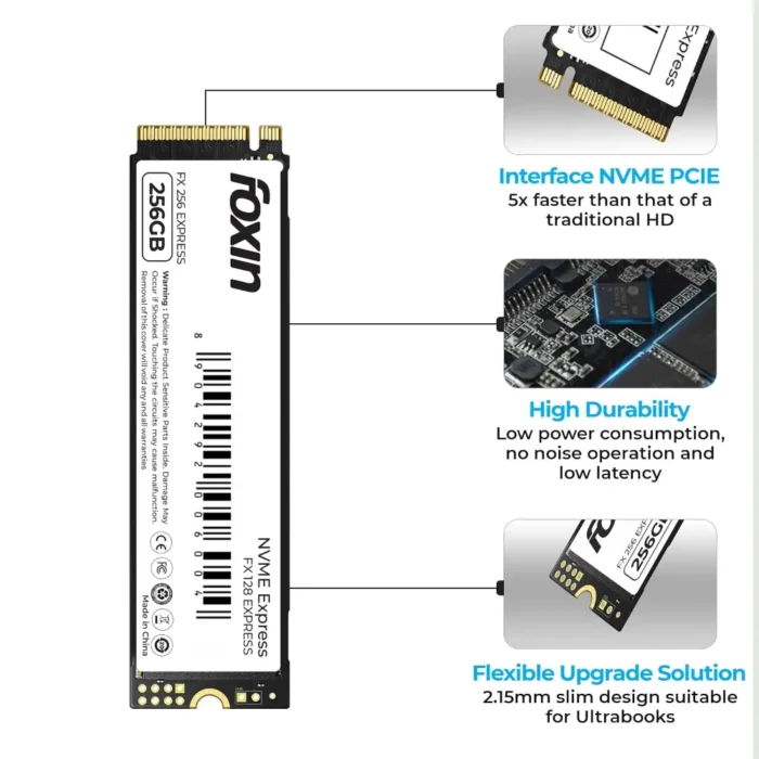 Foxin 256GB PCIE 3.0 M.2 NVME Internal SSD Foxin 256GB PCIE 3.0 M.2 NVME Internal SSD