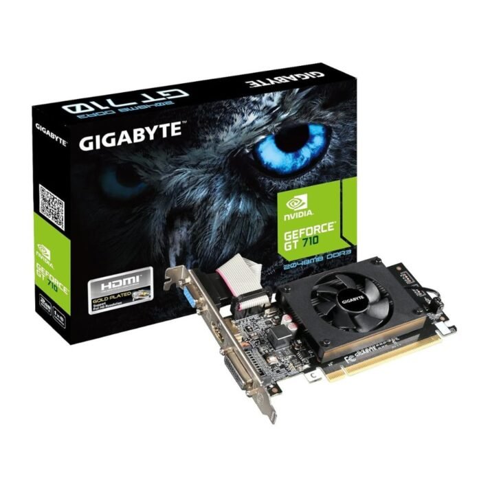 GIGABYTE GeForce GT 710 2GB DDR3 Graphics Card GIGABYTE GeForce GT 710 2GB DDR3 Graphics Card