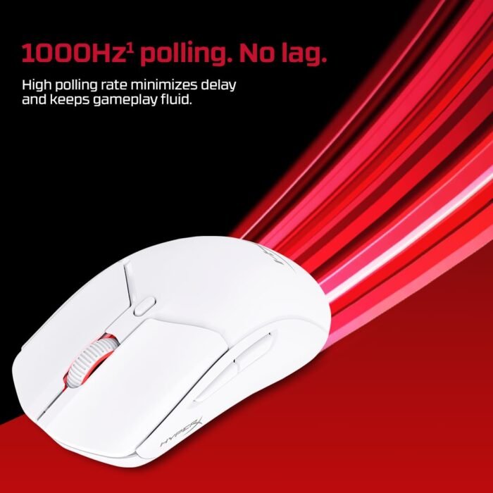 HyperX Pulsefire Haste 2 Ultra Lightweight Wireless Gaming Mouse (5) HyperX Pulsefire Haste 2 Ultra Lightweight Wireless Gaming Mouse 5