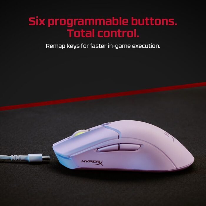 HyperX Pulsefire Haste 2 Ultra Lightweight Wireless Gaming Mouse (9) HyperX Pulsefire Haste 2 Ultra Lightweight Wireless Gaming Mouse 9